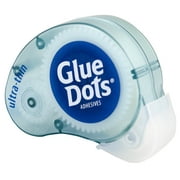 Glue Dots Clear Ultra Thin Dispenser, 1 Each