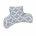 thumbnail image 2 of Majestic Home 85907223092 Coussin de Lecture Treillis Gris, 2 of 4