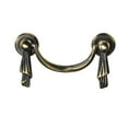 thumbnail image 5 of Utopia Alley 5pcs Lauren Pull Handle - Decorative Cabinet Drop Pull Handles- Vintage Cabinet Hardware with Hand Finished Antique Brass - Metal Drawer Pull Handle, 2.5" Center to Center, 5 of 6