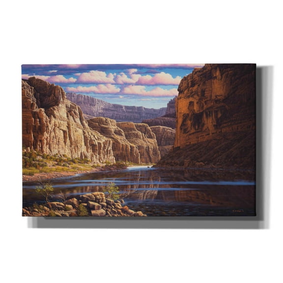 Epic Graffiti 'Eternal Waters' by R. Hed, Canvas Wall Art, 40"x26"