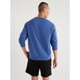 thumbnail image 3 of Free Assembly Men's Crewneck Sweatshirt with Long Sleeves, Sizes S-3XL, 3 of 6