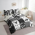 thumbnail image 3 of Homewish Retro Camouflage 7-Piece Bedding Comforter Set,Jungle Animal Moose Deer King Bedding Sets,Rustic Farmhouse Cabin Bed Sheets For Boy Teens,Microfiber Bedroom Decor Reversible, 3 of 8