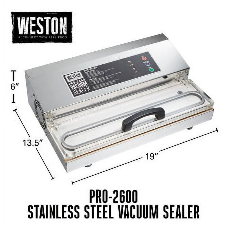 Weston Pro-2600 Vacuum Sealer Bags 100 pk - Strombergs