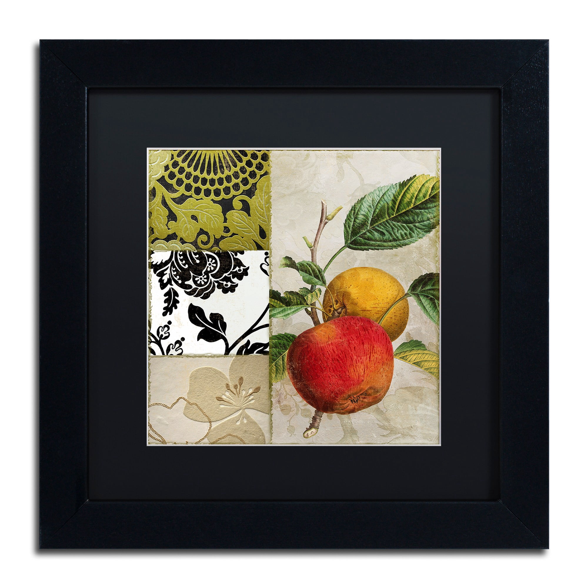 Trademark Fine Art "SoHo II" Canvas Art by Color Bakery Black Matte, Black Frame