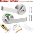 thumbnail image 3 of Bathroom Privacy Lock - Vacant/Occupied Indicator, Ansi Grade 2 Commercial Grade, Satin Chrome, 3 of 9