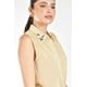 thumbnail image 4 of Blusa con detalle de perlas Roman Fashion /Juvenil, 8037 (Beige) beige EG, 4 of 5