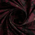 thumbnail image 2 of Zelouf Marinette Floral Jacquard  , Sewing, DIY, Crafts Fabric by the Yard, Black/wine, 10 Yard, 2 of 3