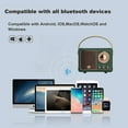 thumbnail image 4 of Retro Bluetooth Speaker, Vintage Decor, Mini Wireless Bluetooth Speaker, Cute Old Fashion Style for Kitchen Desk Bedroom Office Party Outdoor Accessories for iPhone Android, 4 of 9