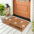 thumbnail image 4 of Hello Summer Outdoor Mat Summer Door Mat Coconut Coir Welcome Mat Funny Outdoor Mats for Home Entrance Sales Entrance Mat for Indoor Outdoor Floor Washable Waterproof Entrance 16 x 24 Inch, 4 of 7