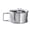 600ml Ice Flower, variant on M Buder Lightweight Titanium Camping Bowl Pot 600ml Sandblasted with Scald-Proof Folding Handle and Lid for Picnic Hiking Backpacking