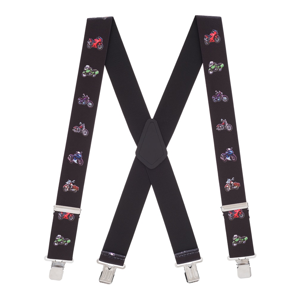 SuspenderStore Suspender Store 42 IN Motorcycle Suspenders 2 Inch