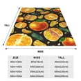 thumbnail image 3 of Balery Tangerine Manta de Felpa Suave y Acogedora – Cobija de Franela Aterciopelada para Cama, Lavable y Cálida para Sofá, Mascotas, Transpirable-50"x40", 3 of 7