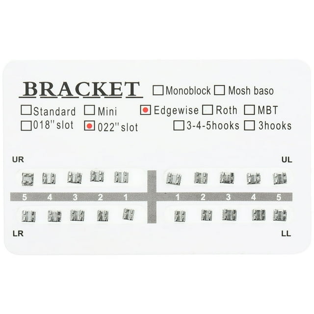 EIGTHTAIL Support de Dentition en Acier Inoxydable Support Orthodontique Support de Sécurité