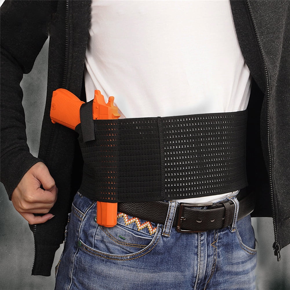 WALFRONT Gun Belt Belly Band Belt Holster Concealed Carry with Two
