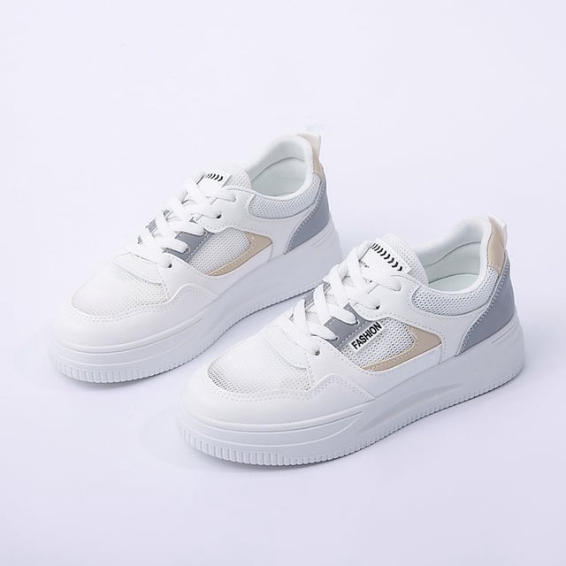 2023 nuevos zapatos deportivos para mujer, zapatos de mujer de estilo informal cómodos a la moda, zapatos vulcanizados de boca profunda de suela gruesa a juego de Color38 Gao Jinjia LED