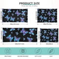 thumbnail image 5 of GZHJMY Blue Butterfly Body Pillowcase Super Soft Cozy Plush Pillow Case with Zipper for Sofa Bed Couch, 21 x 54 Inch, 5 of 6