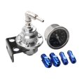 thumbnail image 2 of Adjustable Fuel Pressure Regulator with Gauge Auto Accessories Replace Parts Argent, 2 of 10