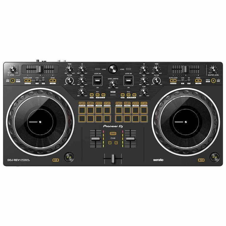 Pioneer DJ DDJ-REV1 2-Channel DJ Controller with USB, Mixer