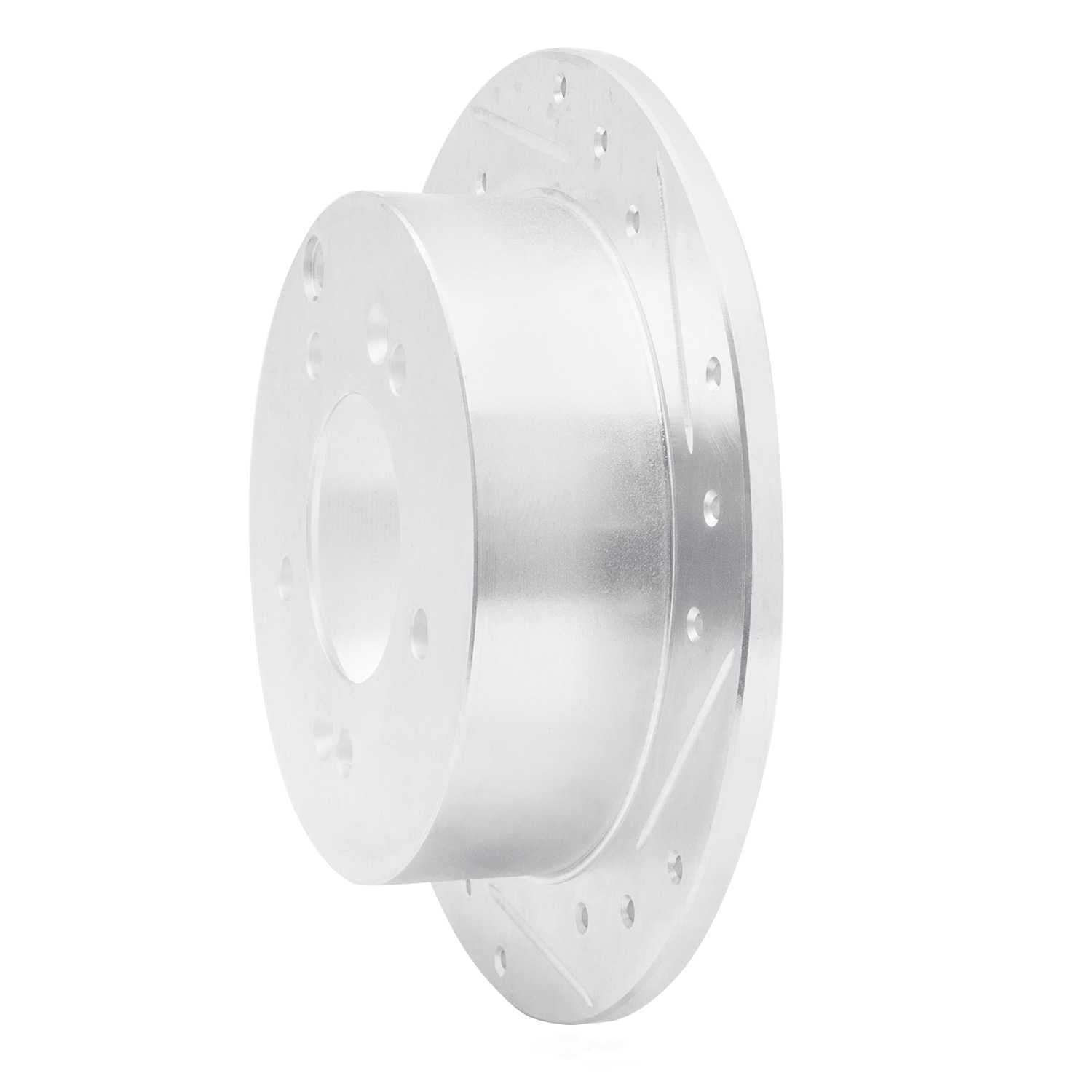Dynamic Friction Company 631-03014R DFC Brake Rotor - Drilled And Slotted - Silver