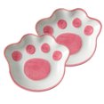 thumbnail image 4 of 2 piezas de salsa de salsa de soja en forma de gato platos de salsa de cerámica mini tazones de inmersión al azar, 4 of 6