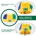 thumbnail image 2 of Peluca de fiesta sombrero de peluca transpirable gorra de fútbol elástico fanáticos del fútbol peluca gorra de peluca practical sombrero, 2 of 5