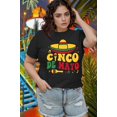 thumbnail image 3 of Camiseta QAUN Cinco De Mayo para mujer, talla grande Fiesta, 3 of 6