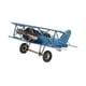thumbnail image 2 of Aviones Del Modelo de Avión Adornos Fotográficos de La Artesanía de Artesanía Escultura Biplano de Hierro Modelo de Aeronave Vintage para Escritorio H Azul, 2 of 8