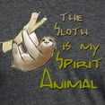 thumbnail image 3 of CafePress - The Sloth Is My Spirit Animal T Shirt - Mens Tri-blend T-Shirt, 3 of 4