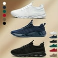 thumbnail image 2 of Mens Super Lightweight Running Shoes - Ventilated & Secure Lace-up Fit - Sporty Sneakers for Athletic Endeavors, 2 of 5