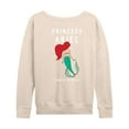 thumbnail image 2 of Disney Princess - Princess Ariel - Women's Lightweight French Terry Long Sleeve Shirt, 2 of 5