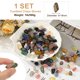 thumbnail image 2 of Uxcell Piedras Tumbled Chips, 1lb/500g Grava Fluorita Piedras Trituradas Cristal Rocas Naturales a Granel para Manualidades de Joyería, Relleno de Jarrón, Decoración de Plantas, Rosa Verde, 2 of 6