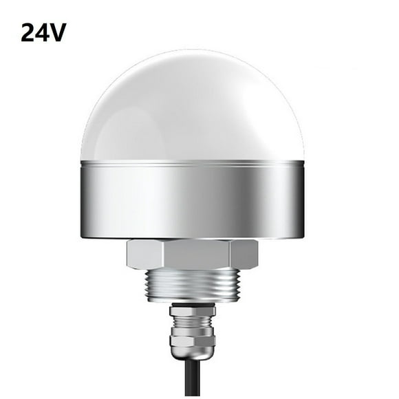 BTOER Versatile Tri-Color Alarm Light 70MM Semicircular LED Indicator with Buzzer 85dB