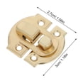 thumbnail image 2 of unbranded 24Ud Cerradura Retro De Metal Para Gabinetes Y Cajas De Madera Con Estilo Decorativo Vintage, 2 of 6