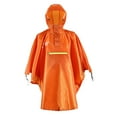 thumbnail image 2 of poncho impermeable bicicleta ciclismo bicicleta tiras reflexivas impermeable naranja SM SunniMix Poncho impermeable, 2 of 8