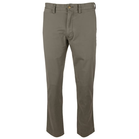 Men's Stretch Slim Fit Chino Pants Gry 42WX32L