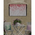 thumbnail image 2 of Red Polka Dot Outdoor TV Cover 70 to 75 inch Watercolor Red Gradient Abstract Modern Waterproof Dustproof TV Covers for Outside with Zipper Remote Control Pocket Flat Screen Protectors, 2 of 7