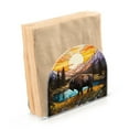 thumbnail image 2 of Cow Trees Lake Sun Clouds Mountains Napkin Holder for Table Clear Napkin Stand Paper Holder Acrylic Organizer Dispenser Napkins for Dinner Kitchen Restaurant Room, 2 of 8