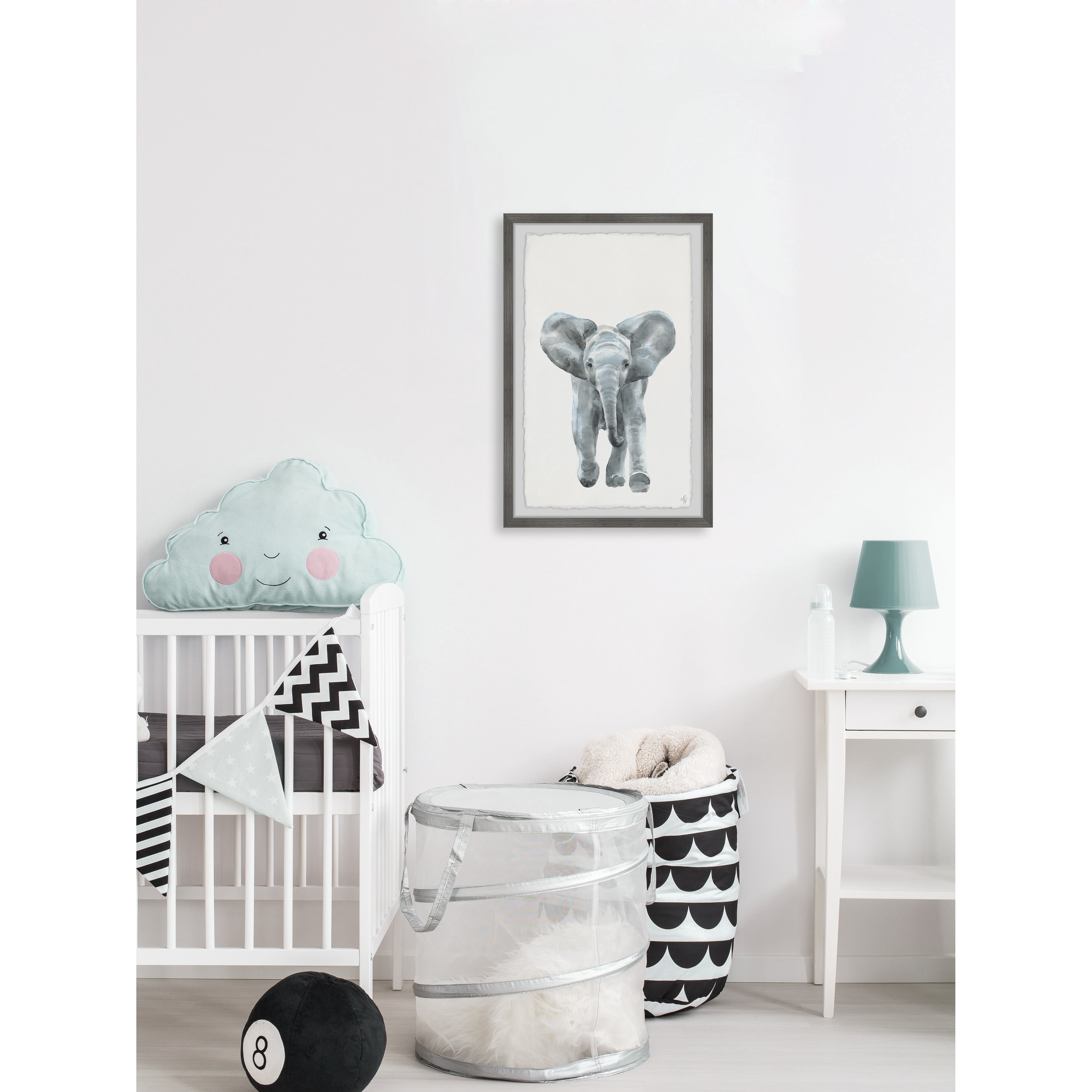 Marmont Hill Here Goes the Elephant Framed Wall Art