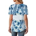 thumbnail image 4 of Women Short Sleeve Tops Dressy Big Workout Tshirts Shirts Adults Summer Clothes Outfits Women Over 50, 4 of 6