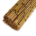 thumbnail image 4 of 3ft * 8ft Natural Burnt Bamboo Fence Garden Screen Rolled Fence, 4 of 6