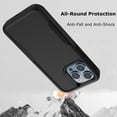 thumbnail image 7 of TakFox For Apple iPhone 14/14 Pro/14 Plus/14 Pro Max Case,Full Body Heavy Duty Shockproof Hybrid Dual Layer Rubber Drop Protection Rugged Cover,Black, 7 of 7