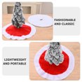 thumbnail image 6 of Howish tree skirt 2pcs Mini Christmas Tree Skirt Plush Christmas Skirt Decoration Xmas Party Decor(14.96"X14.96"X0.39"), 6 of 8