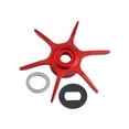 thumbnail image 1 of Splihome Roue Goutte d'Eau Modifiée pour Abu Max Series B3B4P3P4P5 Frein Six Étoiles Rouge, 1 of 8