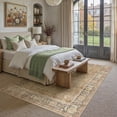 thumbnail image 4 of BERTHMEER 8'x10' Area Rugs for Living Room Large Vintage Light Brown Carpets for Bedroom Office Machine Washable Farmhouse Dining Room Oriental Rugs Non Slip Traditional Distressed Rugs, 4 of 8
