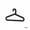 Black, variant on Coollooc White Plastic Clothes Hangers – 10 Pack | Ideal for Everyday Standard Use, Shirt Hangers for Closet(White)