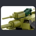 thumbnail image 4 of HI-REEKE Tank Building Block Set Self-Propelled Howitzer Model Kit Plastic Toy Gift for Kid Green, 4 of 7