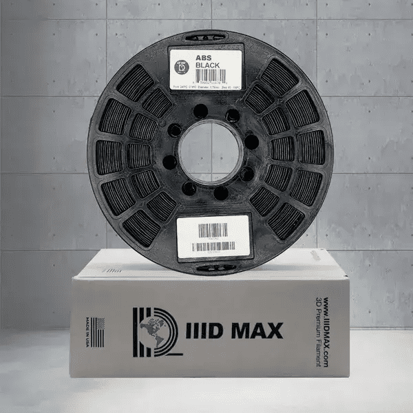 IIID MAX | ABS Black Filament | 1Kg (2.2lbs) - 1.75mm