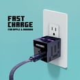 thumbnail image 6 of Liquipel Powertek Minecraft Dual USB-A / USB-C Wall Charger - Enderman, 6 of 8