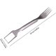 thumbnail image 3 of Cortador de frutas de acero inoxidable 2 en 1, cortador de tenedor de sandía, cortador de tenedor de sandía, cuchillo multifuncional portátil de doble cabeza para cocina de fiesta en casa, herramienta, 3 of 7