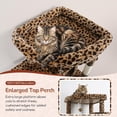 thumbnail image 2 of Árbol para Gatos Globlazer S74 de 188 cm para Gatos Grandes con Estampado de Leopardo, 2 of 7